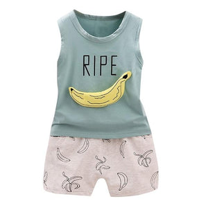 Bananenwesten Shorts Outfit (mehrere Farben)
