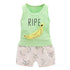 Bananenwesten Shorts Outfit (mehrere Farben)