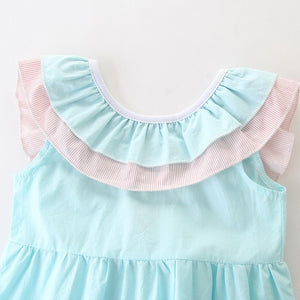 Bow Frilled Kleid