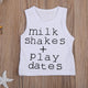 Milchshakes Spieldaten T-Shirts