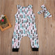 Pastell Feather Onesie mit Stirnband