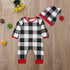 Plaid Onesie Outfit