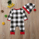 Plaid Onesie Outfit