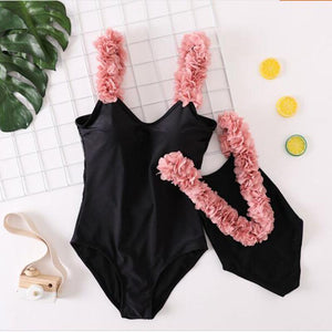 Pink Frill Swimsuits (2 Farben)